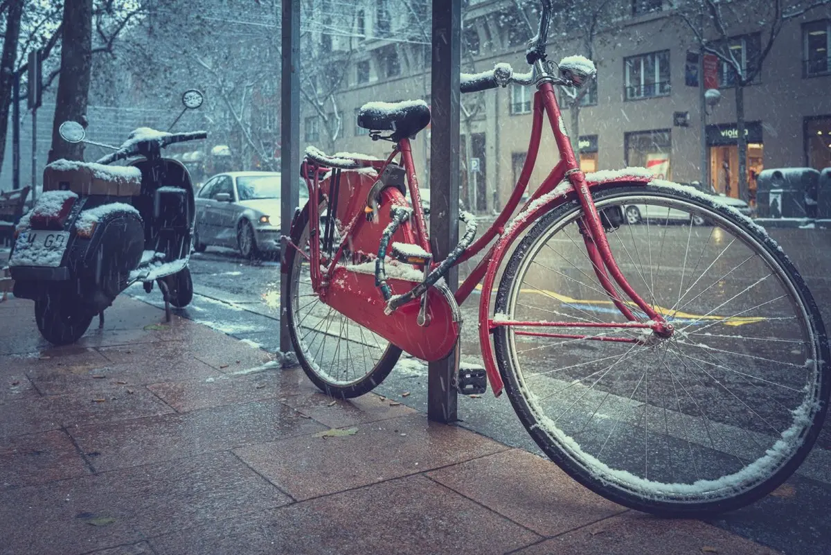 Madrid bajo la nieve